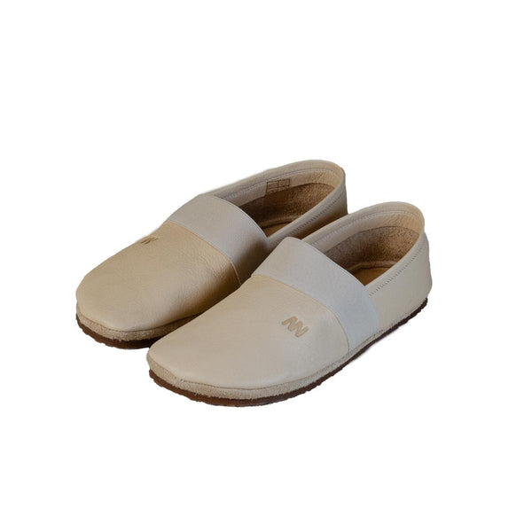 MN-Apache Barfußschuhe Damen Leder Beige