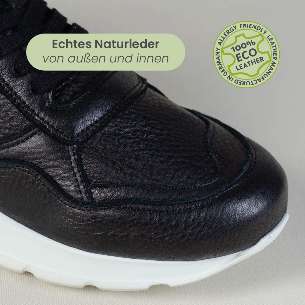 MN-Marco leather sneakers black