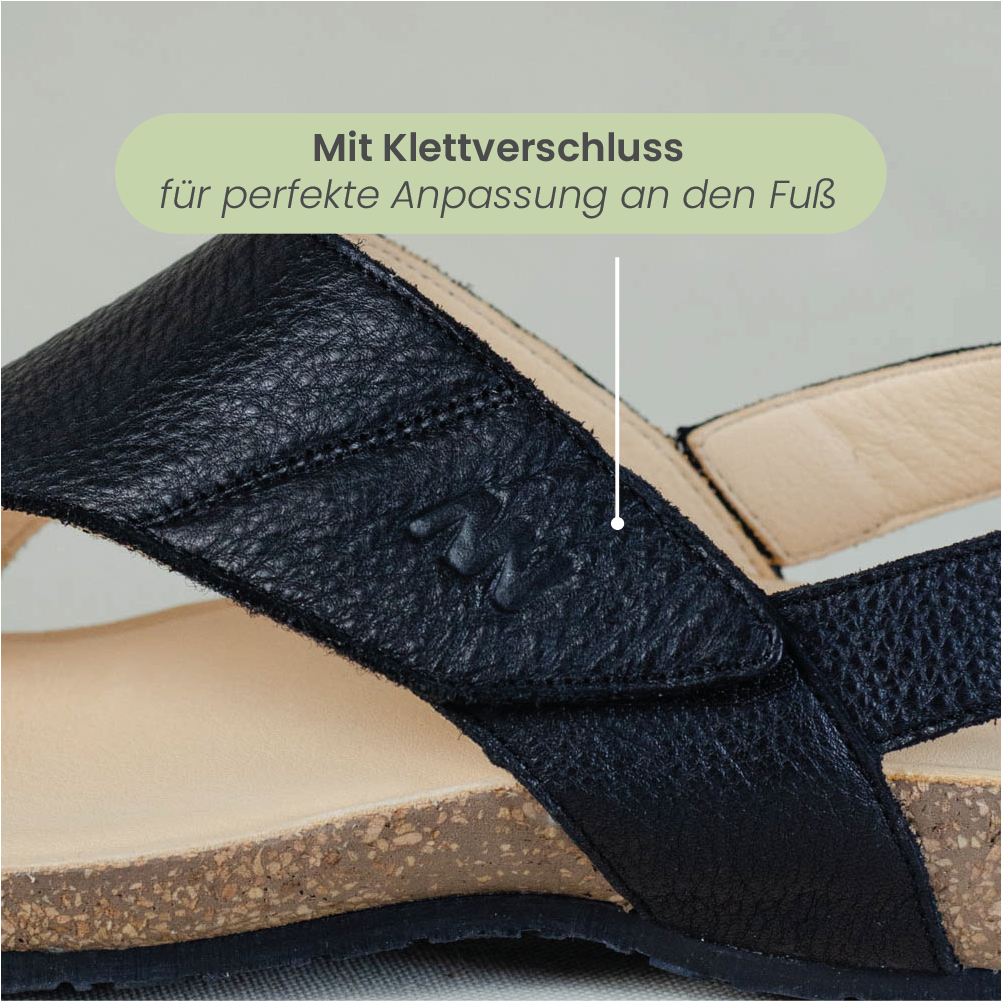 MN-Luna Toe Sandal Black