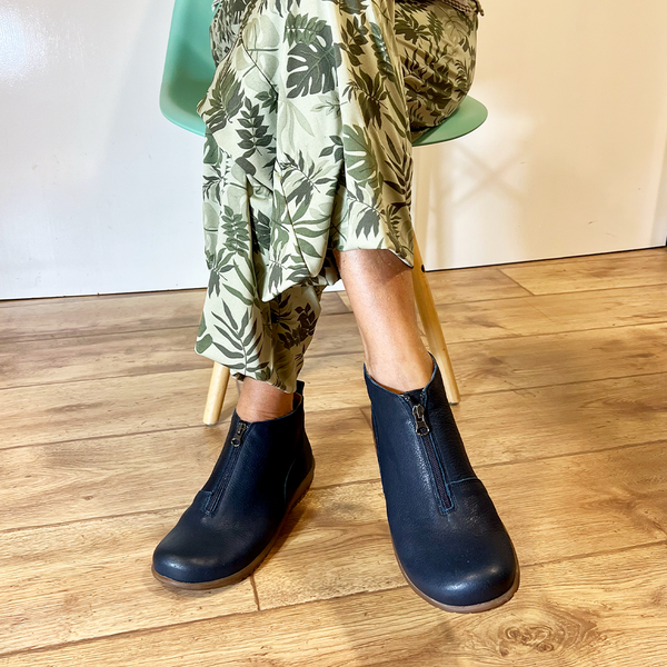 MN-Lucia Komfortschuhe Damen Leder Navy