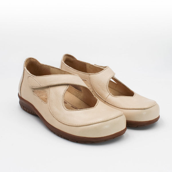 MN-Luisa Sandalen Damen Leder Beige