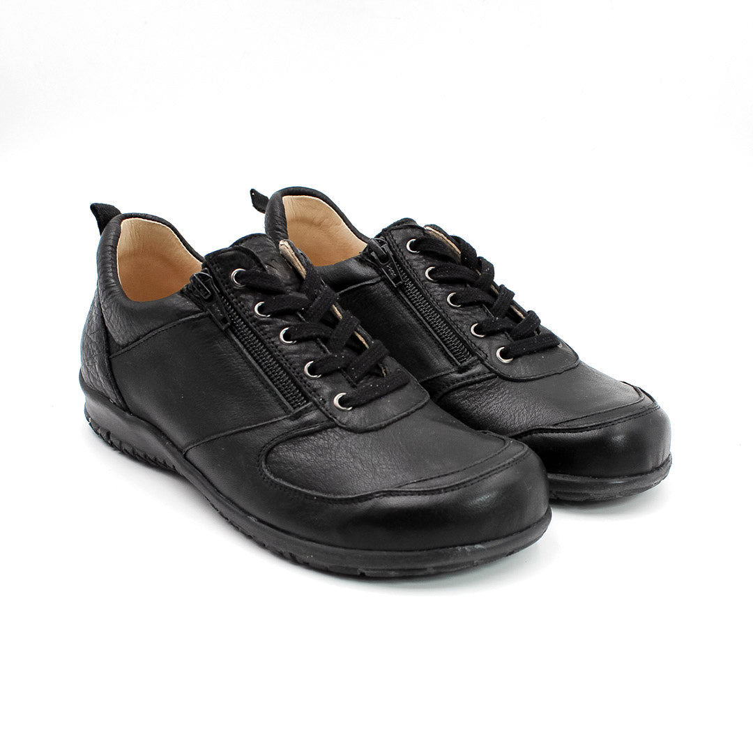 MN-Lobi Komfortschuhe Damen Leder Schwarz, Ansicht 3