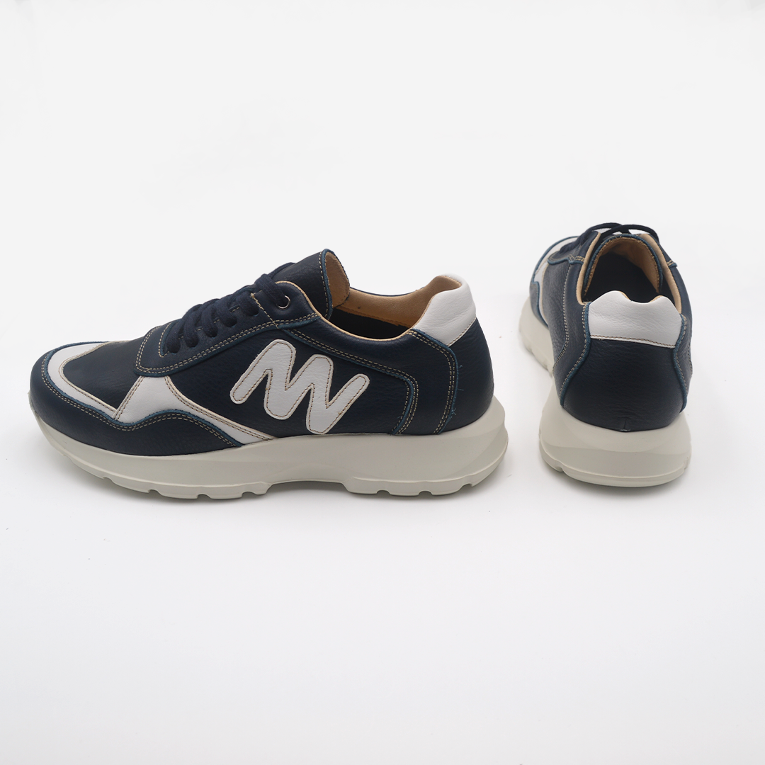 MN-Viva-Ledersneaker Navi