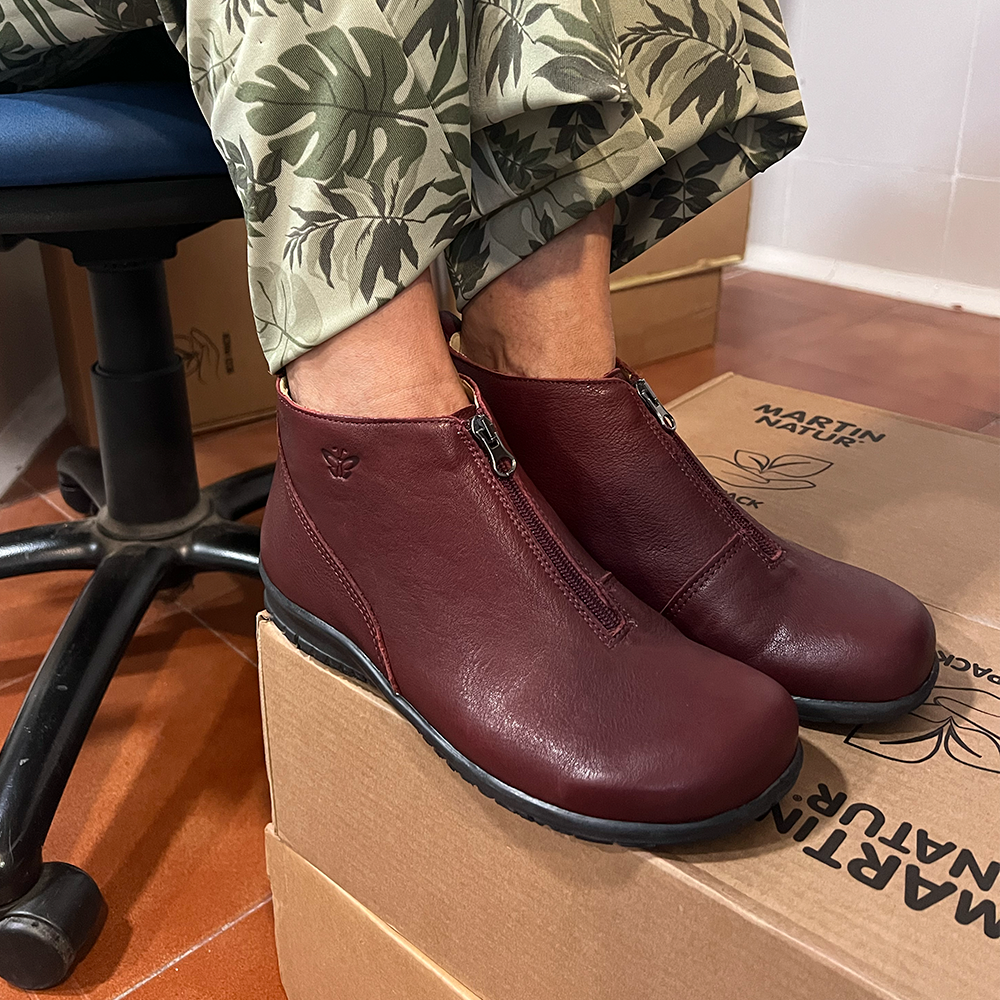 MN-Lucia Comfort Shoes Burgundy