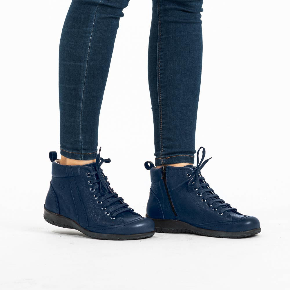 MN-Lua Comfort Shoes High Instep Bordeaux