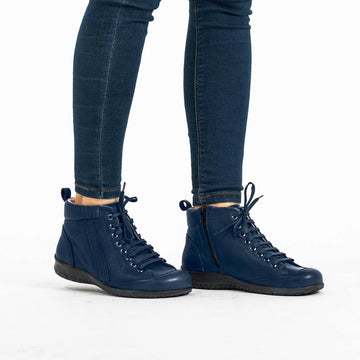 MN-Lua Comfort Shoes High Instep Bordeaux