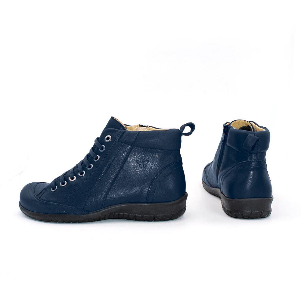 MN-Lua Komfortschuhe Damen Leder Navy, Ansicht 7