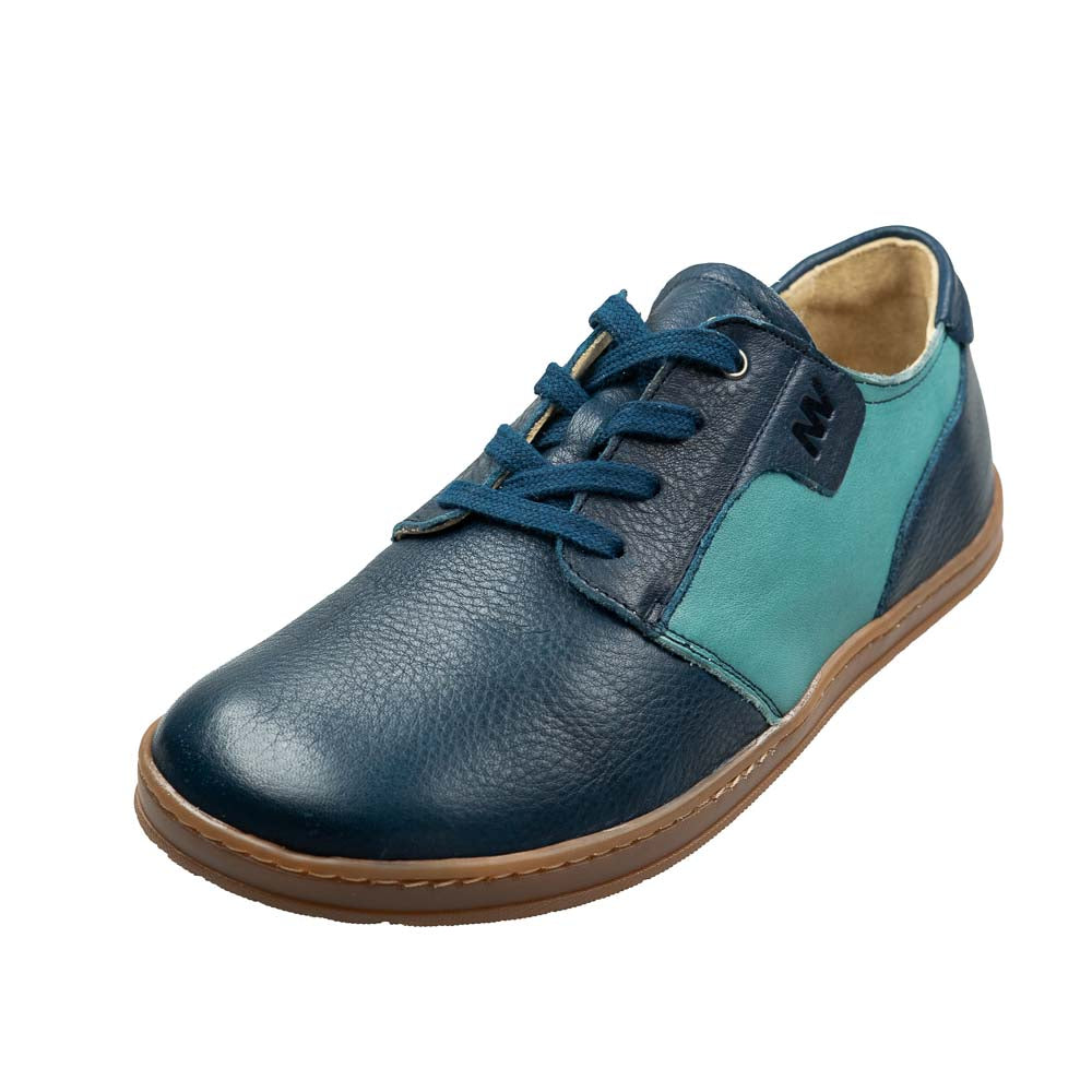 MN-Artiko Barfußschuhe Damen Leder Navy